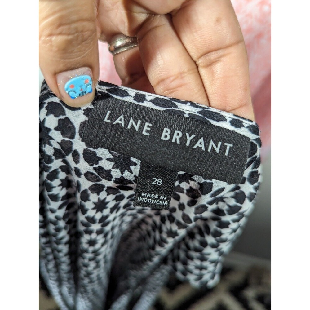 Lane Bryant Sleeveless Flowy Tunic Women Plus Size 28 - Picture 4 of 5